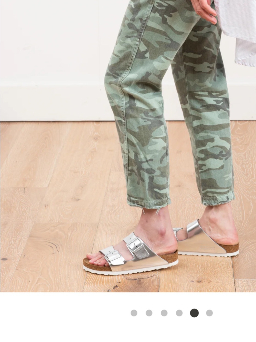 AMO Green Camo Denim Pants